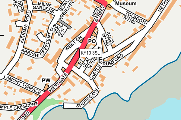 KY10 3SL map - OS OpenMap – Local (Ordnance Survey)