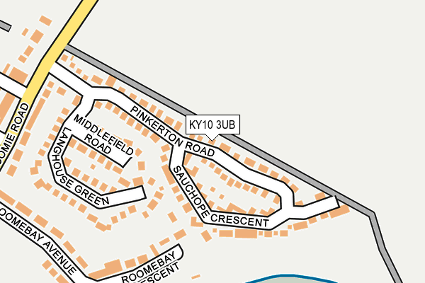 KY10 3UB map - OS OpenMap – Local (Ordnance Survey)