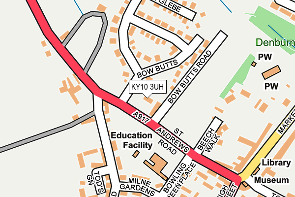 KY10 3UH map - OS OpenMap – Local (Ordnance Survey)
