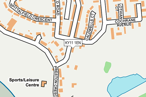 KY11 1EN map - OS OpenMap – Local (Ordnance Survey)