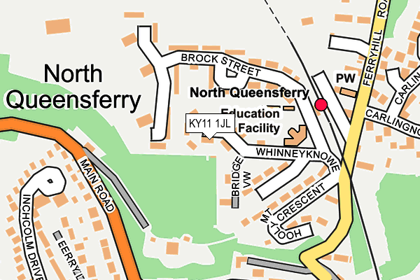 KY11 1JL map - OS OpenMap – Local (Ordnance Survey)