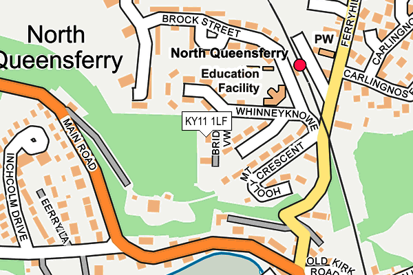 KY11 1LF map - OS OpenMap – Local (Ordnance Survey)