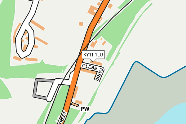 KY11 1LU map - OS OpenMap – Local (Ordnance Survey)