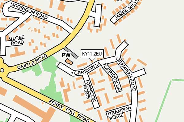 Map of RSA (RENTALS) LIMITED at local scale
