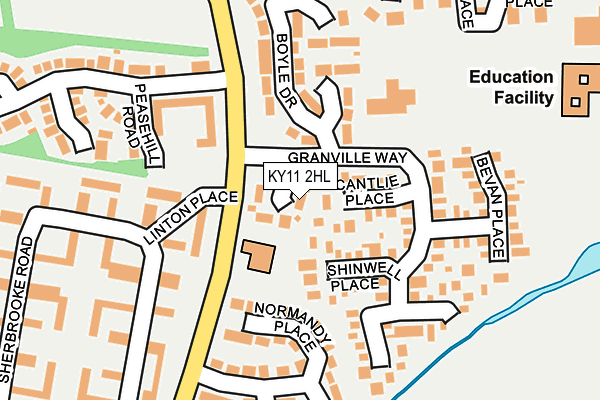 Map of L WEBB PROPERTIES LTD at local scale