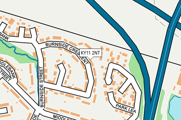 KY11 2NT map - OS OpenMap – Local (Ordnance Survey)