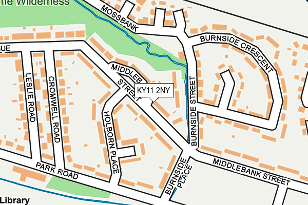 KY11 2NY map - OS OpenMap – Local (Ordnance Survey)