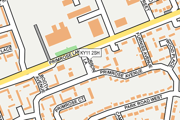 KY11 2SH map - OS OpenMap – Local (Ordnance Survey)