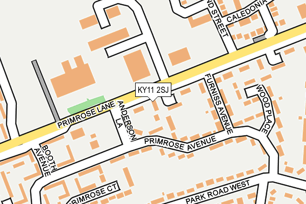 KY11 2SJ map - OS OpenMap – Local (Ordnance Survey)