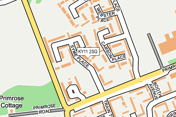 KY11 2SQ map - OS OpenMap – Local (Ordnance Survey)