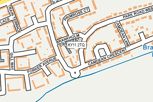 KY11 2TQ map - OS OpenMap – Local (Ordnance Survey)