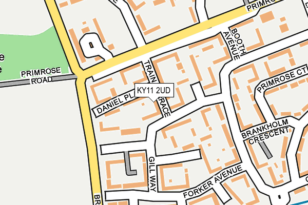 KY11 2UD map - OS OpenMap – Local (Ordnance Survey)