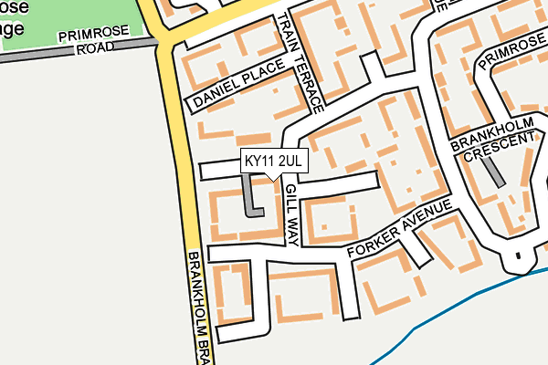 KY11 2UL map - OS OpenMap – Local (Ordnance Survey)