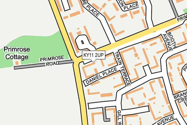 KY11 2UP map - OS OpenMap – Local (Ordnance Survey)