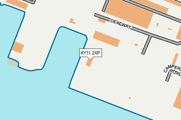 KY11 2XP map - OS OpenMap – Local (Ordnance Survey)