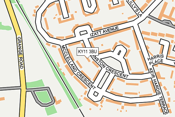 KY11 3BU map - OS OpenMap – Local (Ordnance Survey)