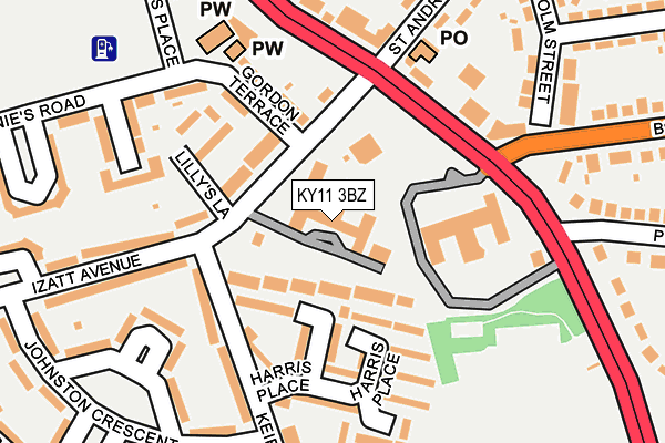 Map of WESTEND GARAGE (SCOTLAND) LIMITED at local scale
