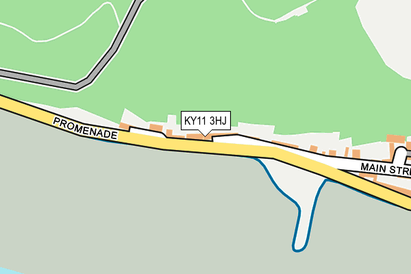 KY11 3HJ map - OS OpenMap – Local (Ordnance Survey)