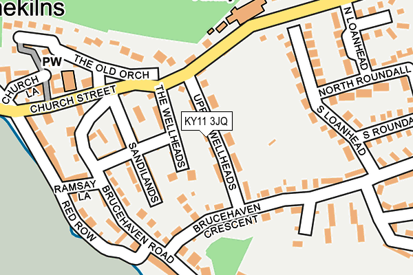KY11 3JQ map - OS OpenMap – Local (Ordnance Survey)