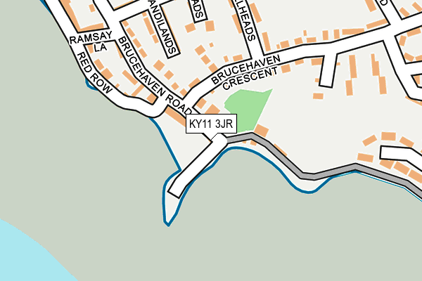 KY11 3JR map - OS OpenMap – Local (Ordnance Survey)
