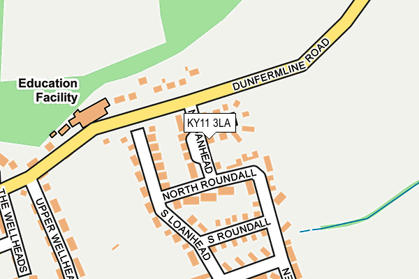 KY11 3LA map - OS OpenMap – Local (Ordnance Survey)
