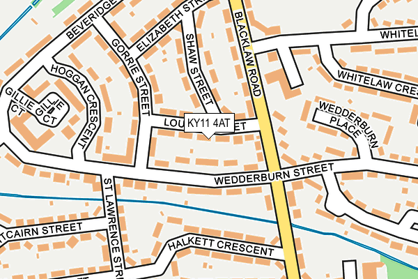 KY11 4AT map - OS OpenMap – Local (Ordnance Survey)