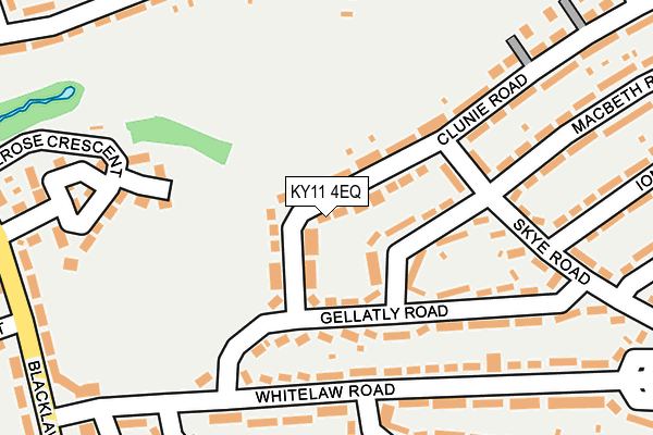 KY11 4EQ map - OS OpenMap – Local (Ordnance Survey)