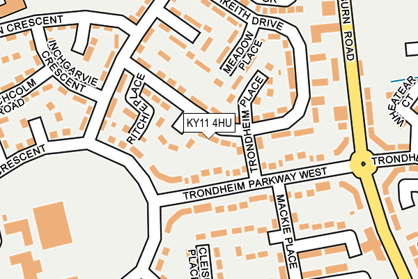 KY11 4HU map - OS OpenMap – Local (Ordnance Survey)