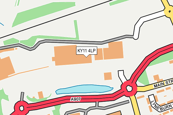 KY11 4LP map - OS OpenMap – Local (Ordnance Survey)