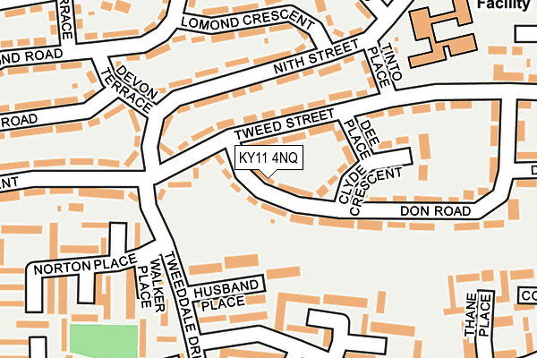 KY11 4NQ map - OS OpenMap – Local (Ordnance Survey)