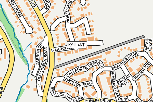 KY11 4NT map - OS OpenMap – Local (Ordnance Survey)