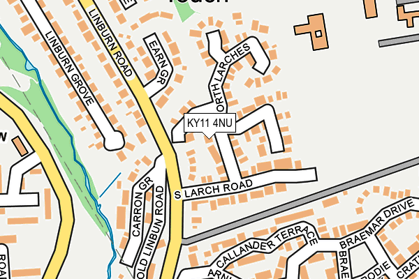 KY11 4NU map - OS OpenMap – Local (Ordnance Survey)