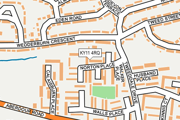 KY11 4RQ map - OS OpenMap – Local (Ordnance Survey)
