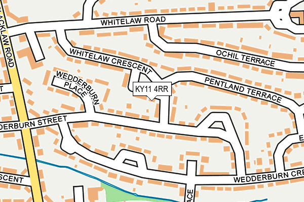 KY11 4RR map - OS OpenMap – Local (Ordnance Survey)