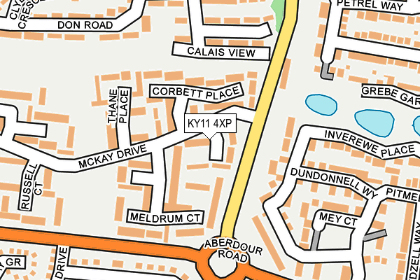 KY11 4XP map - OS OpenMap – Local (Ordnance Survey)