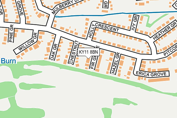 KY11 8BN map - OS OpenMap – Local (Ordnance Survey)