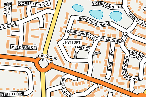 KY11 8FT map - OS OpenMap – Local (Ordnance Survey)