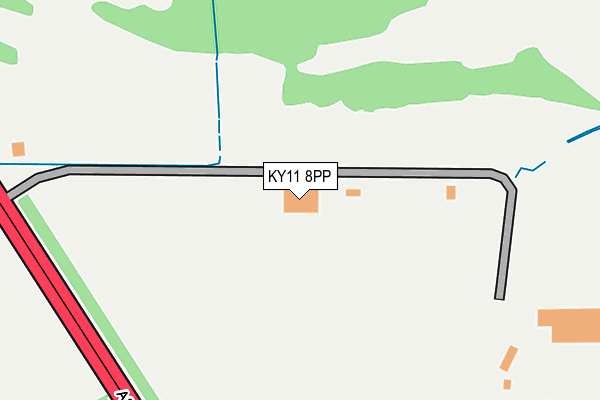 KY11 8PP map - OS OpenMap – Local (Ordnance Survey)