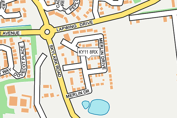 KY11 8RX map - OS OpenMap – Local (Ordnance Survey)