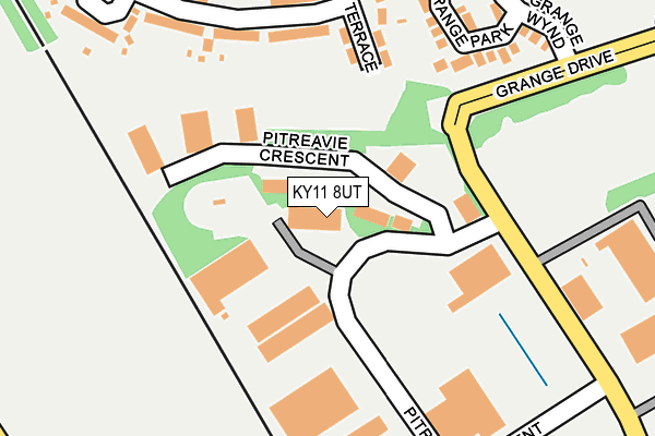 KY11 8UT map - OS OpenMap – Local (Ordnance Survey)