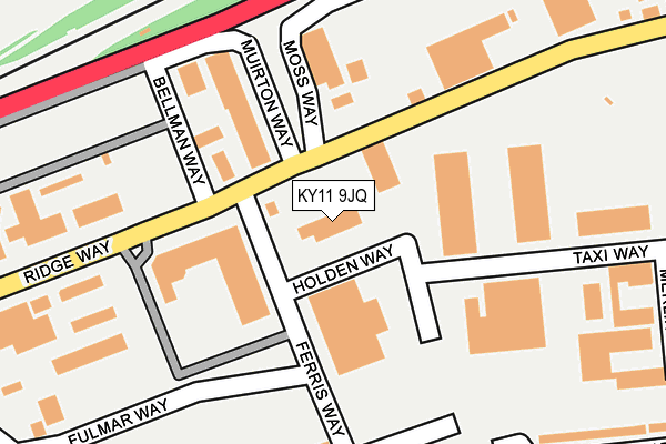 KY11 9JQ map - OS OpenMap – Local (Ordnance Survey)
