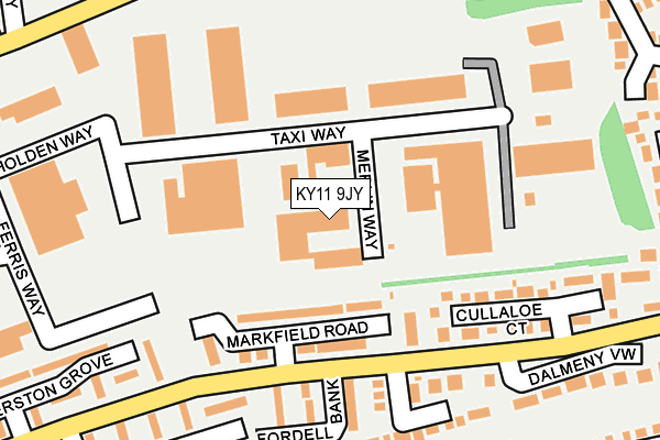 KY11 9JY map - OS OpenMap – Local (Ordnance Survey)