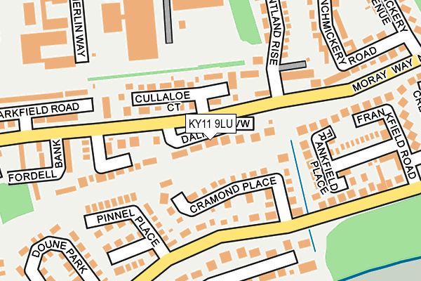 KY11 9LU map - OS OpenMap – Local (Ordnance Survey)