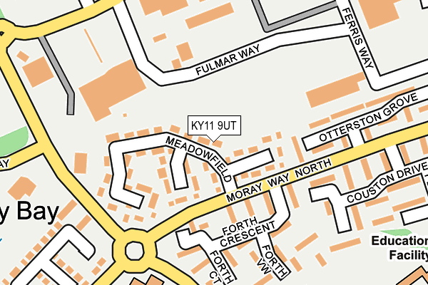 KY11 9UT map - OS OpenMap – Local (Ordnance Survey)