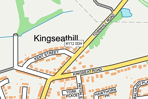 KY12 0DH map - OS OpenMap – Local (Ordnance Survey)