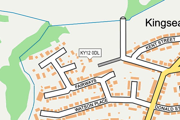 KY12 0DL map - OS OpenMap – Local (Ordnance Survey)