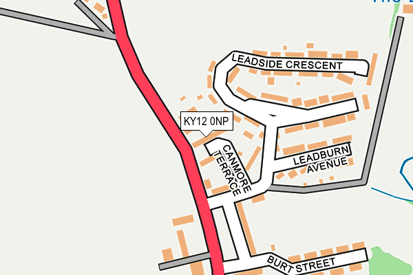 KY12 0NP map - OS OpenMap – Local (Ordnance Survey)