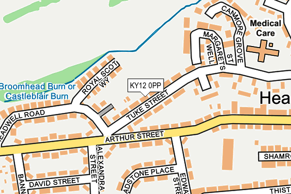KY12 0PP map - OS OpenMap – Local (Ordnance Survey)