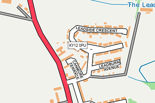 KY12 0PU map - OS OpenMap – Local (Ordnance Survey)