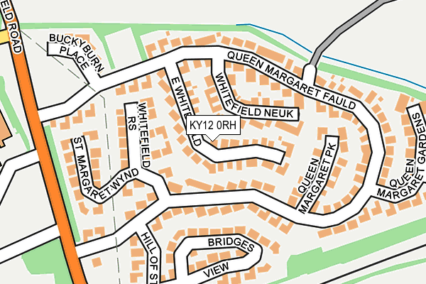 KY12 0RH map - OS OpenMap – Local (Ordnance Survey)